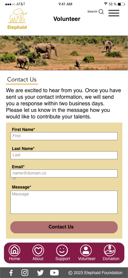 User Experience Volunteer
